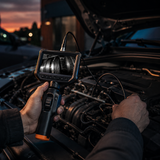 Irányítható endoszkóp kamera lámpával